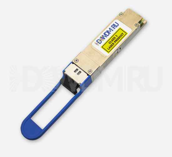 Оптический QSFP28 модуль двухволоконный одномодовый 100Гб/с, CWDM4, 2xLC, 1310 нм, 2 км, DDM - ДВДМ.РУ (DSO-21-4D)